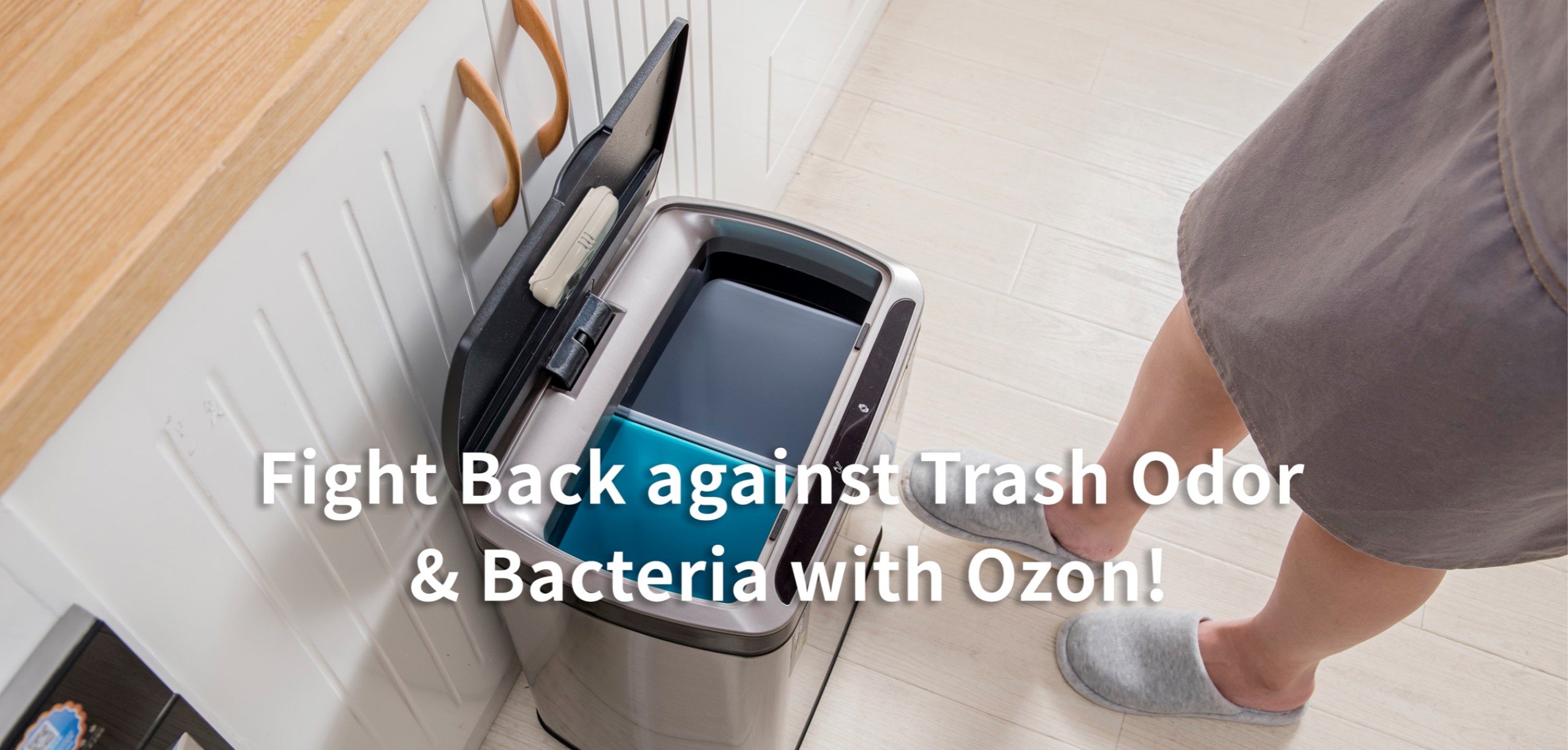 Oshiner O3 Bin Pro Deodoriser, remove odor & germs from trash bins